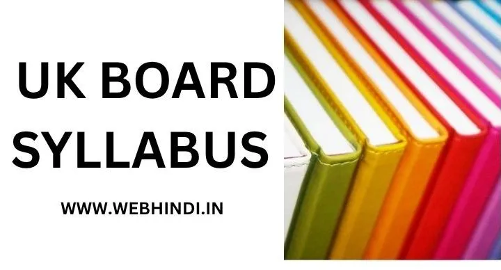 Uttarakhand Board Syllabus